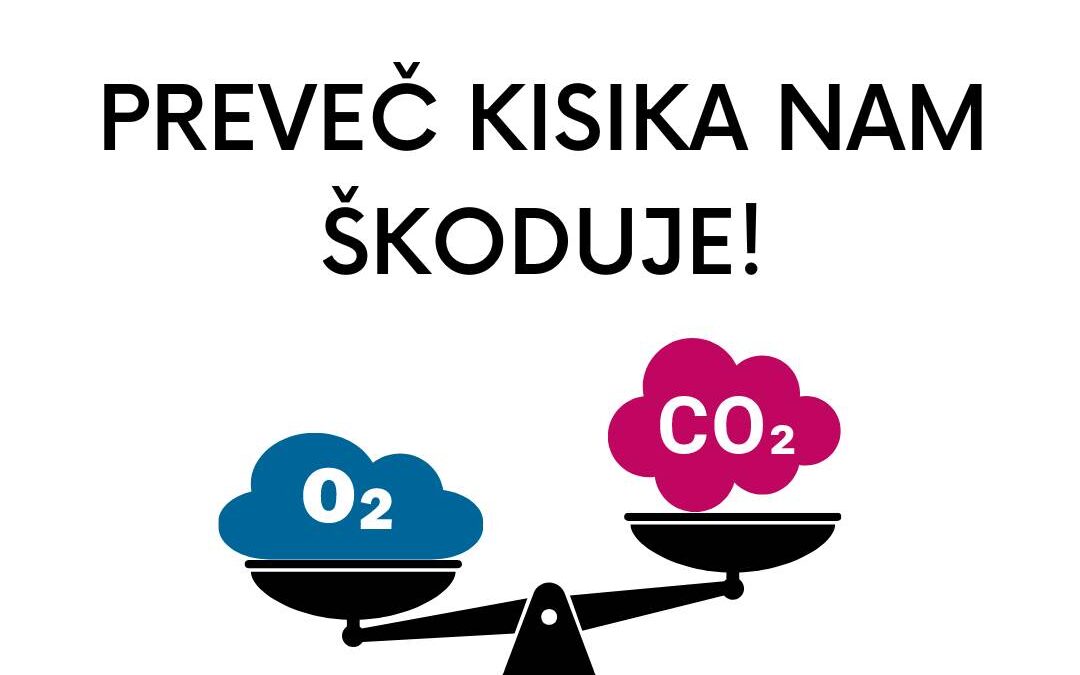 Preveč kisika nam škodi!